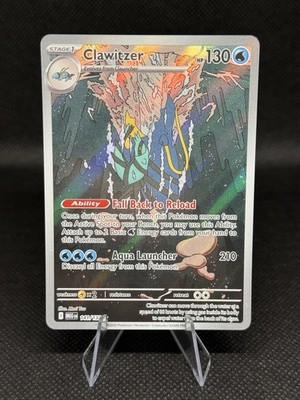 Pokemon Clawitzer 141/132 Mega Evolution Full Art Illustration Rare NM