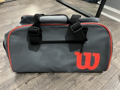 Wilson Clash Small Tennis Pickleball Duffel Bag Red and Grey