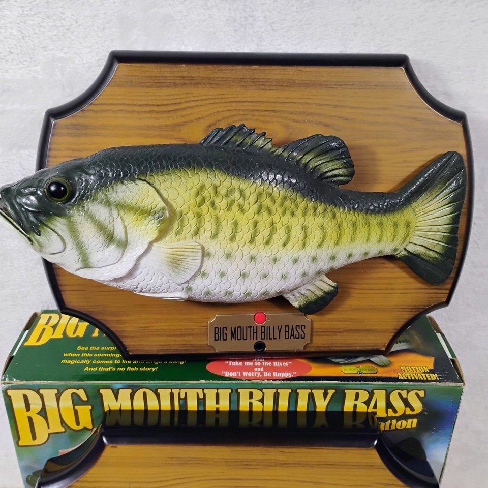 Big Mouth Billy Bass Vintage 1999 Par Gemmy Industries - Fonctionnel - Poisson Chantant