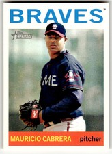 2013 Topps Heritage Minor League #162 Mauricio Cabrera Rome Braves Baseball