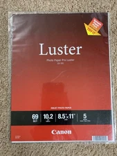 Canon 1 Pack LU-101 Pro Luster Photo Paper (8.5x11"), 5 Sheets LU-101