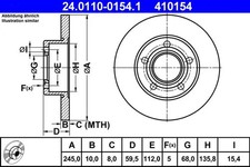 Disque de frein Audi 200