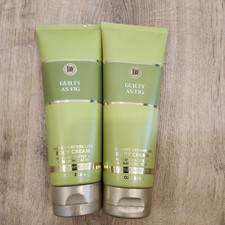 Bath  Body Works 2 PACK  GUILTY AS FIG  Ultimate Hydration Body Cream 8fl oz