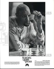 1993 Press Photo Actor Laurence Fishburne in "Searching for Bobby Fischer" Movie