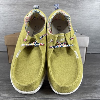 Hey Dude Women's Wendy Zig Zag Slip On Fashion Sneaker Size 7.0 M, Acacia Comfy
