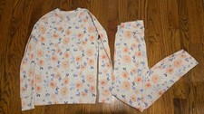 New NWOT Gap Kids Floral PJ Set Long Sleeve Size 12