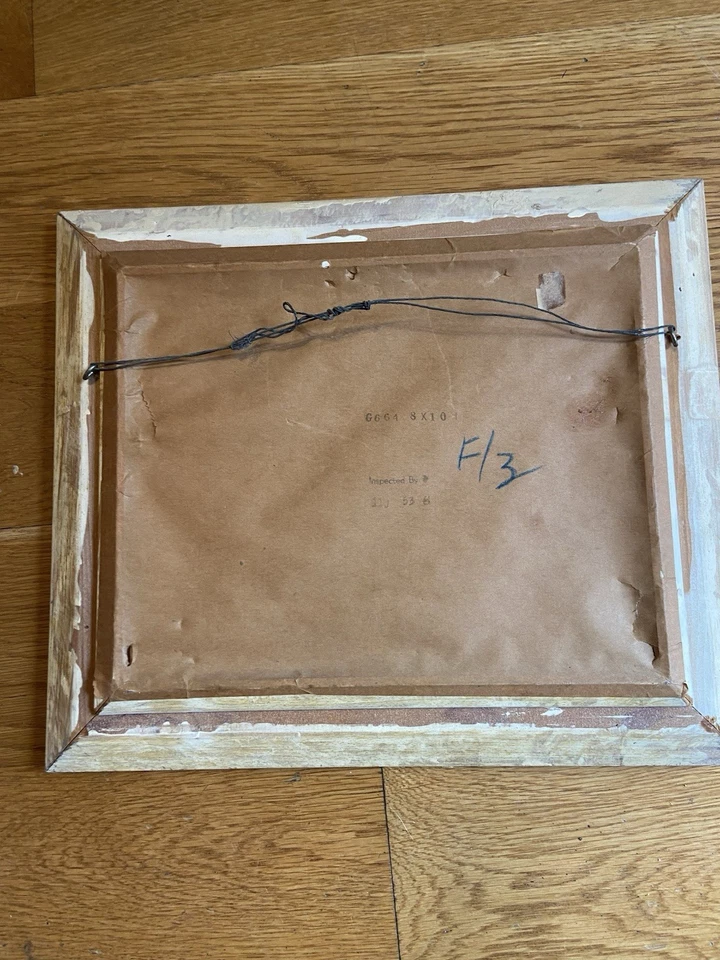 Arte enmarcado vintage al estilo de Maurice Utrillo en París 8x10 Foto 2 de 2