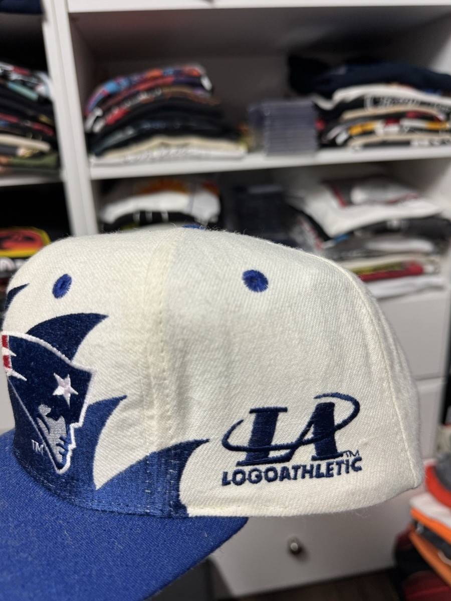 Grail Vintage Pink New England Patriots Shark tooth hat Logo Athletic Strapback Vintage New England Patriots Hat Cap Snapback Logo Athletic  main image 3
