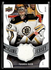 2018-19 Upper Deck UD Game Jersey Patches Tuukka Rask Boston Bruins #GJ-TR