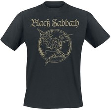 Black Sabbath T-Shirt Herren Demon Fire Circle schwarz Band-Merch, Bands
