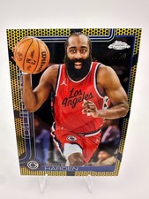 2025 Topps Chrome Basketball James Harden Gold Basketball Refractor 32/50