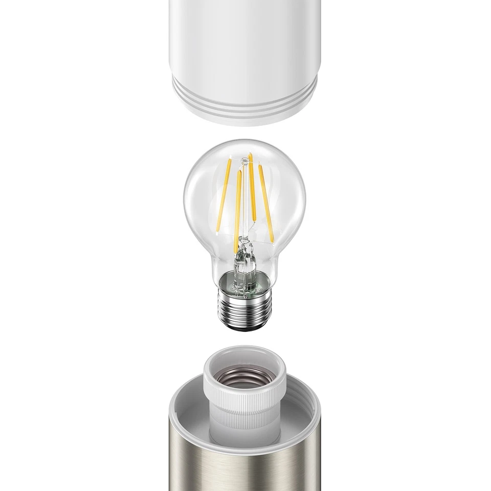 Applique murale PORU pour l'extérieur inox rond incl. ampoule E27 blanche max. - Photo 2/4