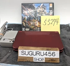 【Excellent5】New Nintendo 3DS LL XL metallic RED Used Game Console From Japan