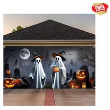 Versatile 7 x 16 ft Halloween Garage Door Decorations   Eye-Catching Design