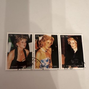 Sao Tome & Principe 1997 Db 10 Block Used Stamps Royalty Multi-Color CTO