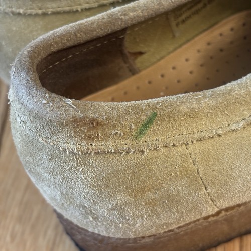 Clarks Originals Wallabee Größe 7,5 M natürliches Wildleder Damen niedrig geschnittene Halbschuhe - Bild 4 von 7