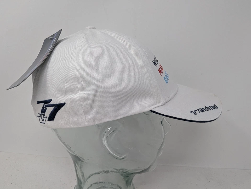Gorra Williams Martini Racing ajuste flexible talla única blanca F1 carreras para hombre Foto 2 de 4