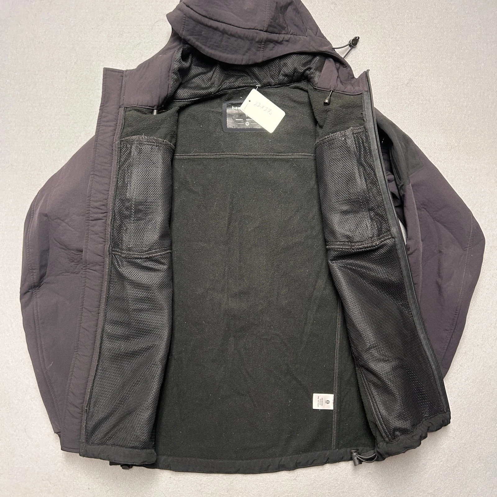 Bearded Goat Fleece Lined Soft Shell Jacket size Medium image 5