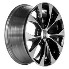 For Honda Civic 12-13 Alloy Factory Wheel 5 V-spoke Machined Black 17x7 Alloy