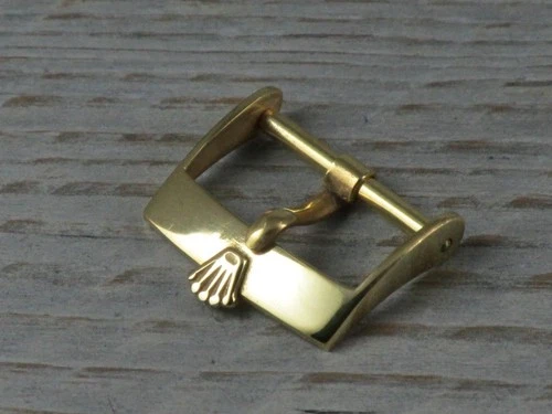 ROLEX BUCKLE 16mm GOLD 750 - 18KT VINTAGE BUCKLE ROLEX 16mm SOLID GOLD 750 18KT