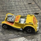 1974 Mattel Hot Wheels Redline US Sir Rodney Roadster Yellow Hong Kong rollsgood