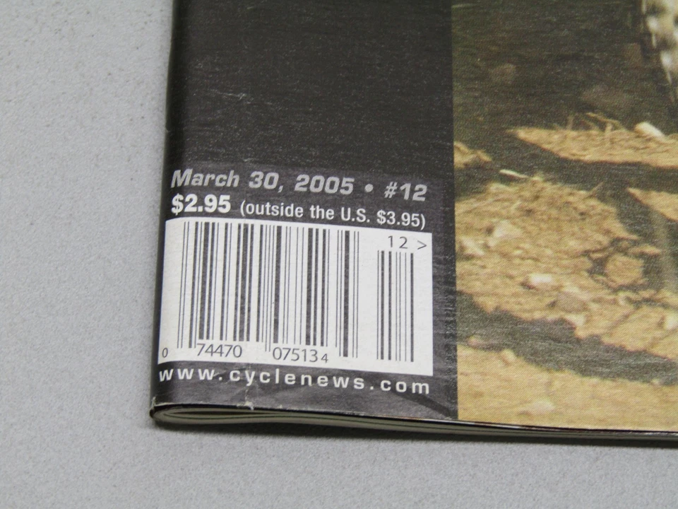 CYCLE NEWS NEWSPAPER MARCH 30 2005 NUMBER 12 BIKE WEEK ORLANDO SX - Image 4 of 4