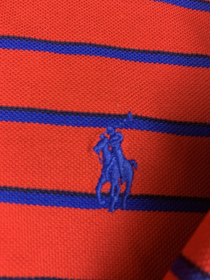 Camisa Ralph Lauren Adulto XL Rayas Rojas POLO GOLF Algodón Pima Fino Para Hombres Foto 2 de 4