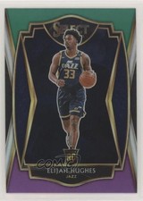 2020-21 Panini Select Premier Level Green White Purple Prizm Elijah Hughes 0o6v