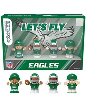 Little People Collector NFL Philadelphia Eagles Football Alternate Jersey Set