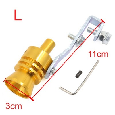 Golden Tone Turbo Sound Whistle Muffler Exhaust Pipe Simulator Whistler L Size