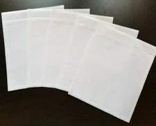 Clear Packing List Envelopes 4.5"x5.5" Invoice Slip Pouch Self Adhesive Shipping