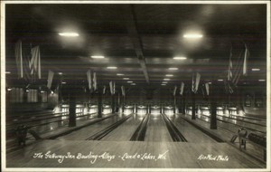Land O Lakes Wi Gateway Inn Bowling Alley 1930s Real Photo Postcard Ebay