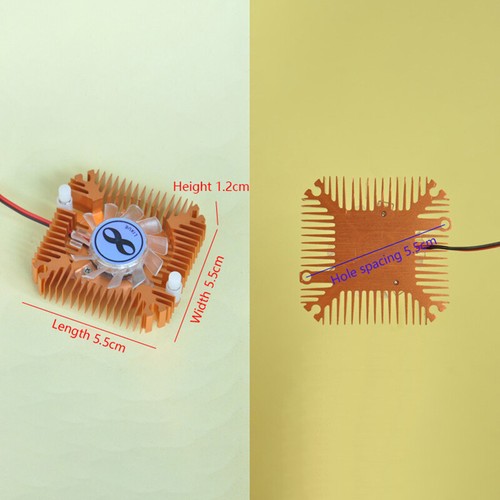 Graphics Card Fan Computer 12V Ultra-quiet Fan Radiator - Afbeelding 3 van 14