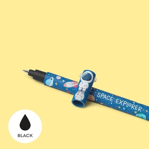 Legami Erasable Gel Pen Space Astronaut black ink DISCONTINUED PRODUCT BUY NOW