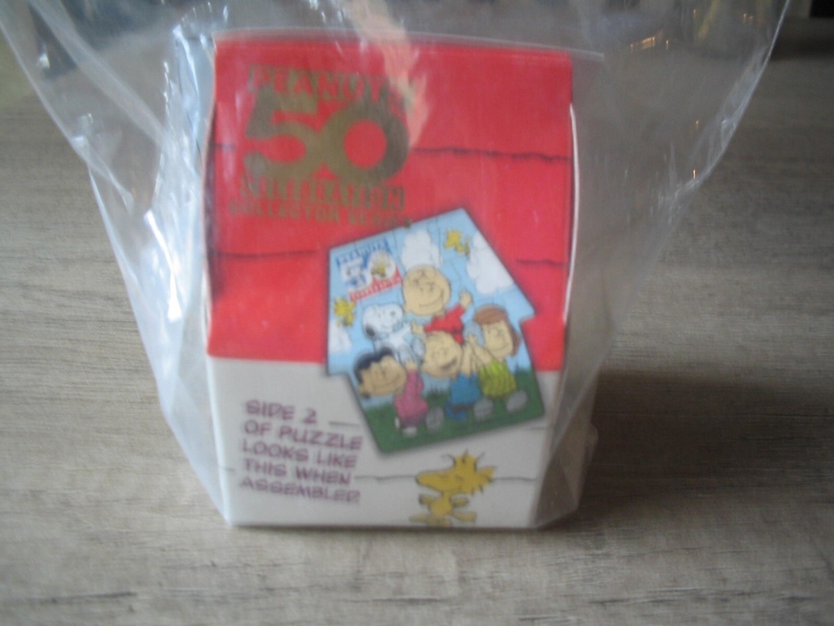 Peanuts 50th Anniversary Collector Series Wendy's Kids Meal Toys