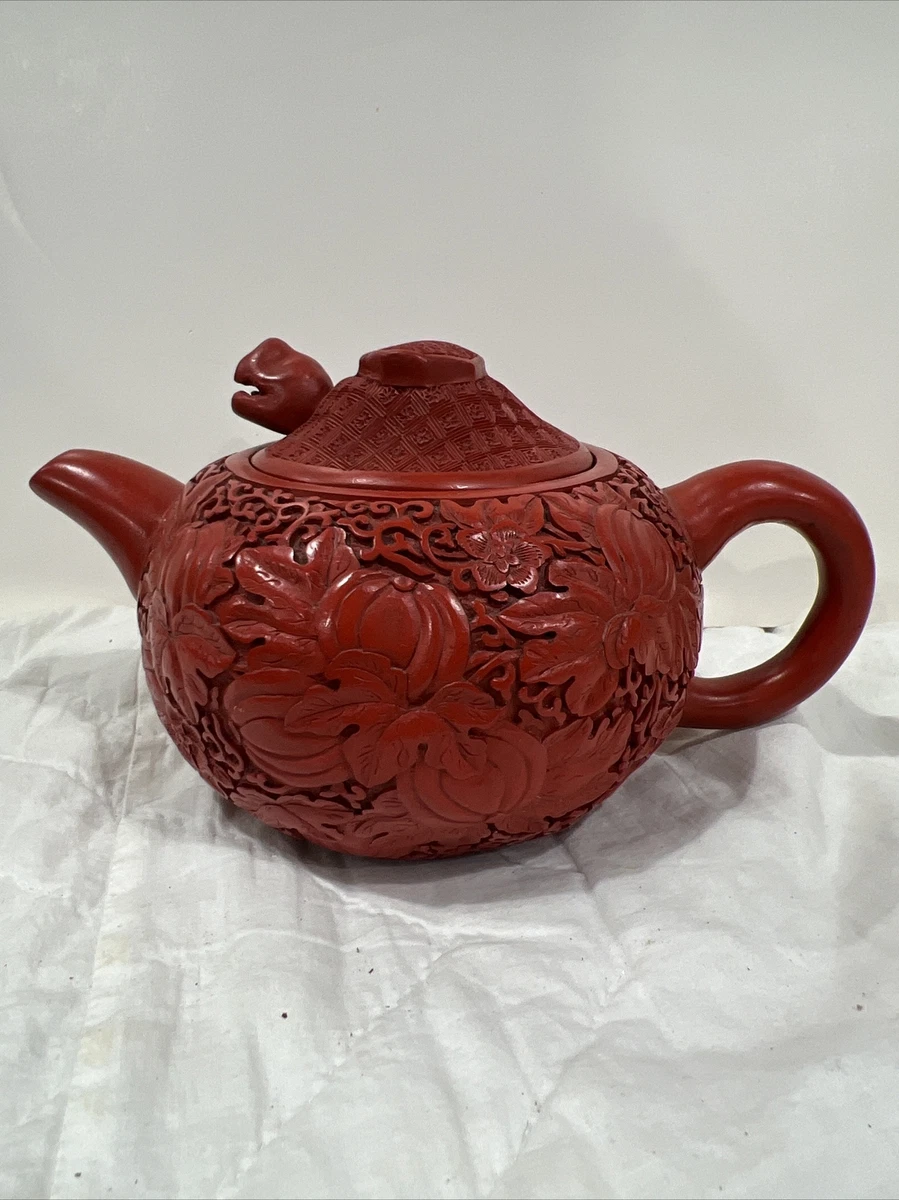 陶瓷红色古董原始中国风茶壶| eBay
