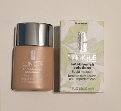 Clinique Anti-blemish Solutions Liquid Makeup #66 True Beige NIB