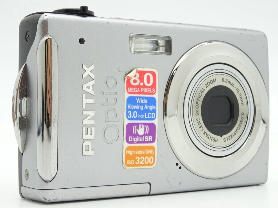 Pentax Optio V10 Digitalkamera - 8MP - Defekt -Vom Händler- - Bild 2 von 4