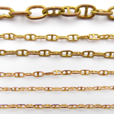Length 1 meter Copper Railing Chain Marine Anchor Cable Spare Parts for RC Boats