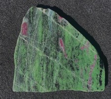 Ruby in Zoisite Fine Polished Slab 7.6 0z or 216 Grams Tanzania