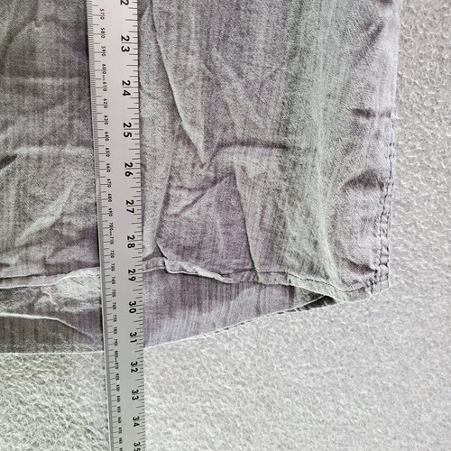 Boston Traders Men Button Up Shirt XL Gray Short Sleeve Collar Casual - Picture 4 of 7