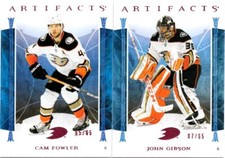 22/23 Artifacts John Gibson Cam Fowler Base /65 #72-139