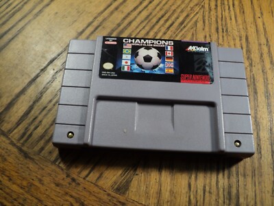 Champions World Class Soccer( Super Nintendo, 1994) Cartridge Only  
