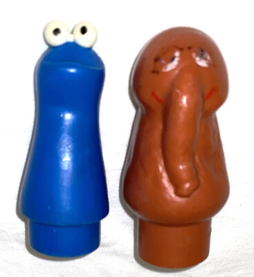 Vintage Fisher Price Little People Sesame Street Cookie Monster - Main Image