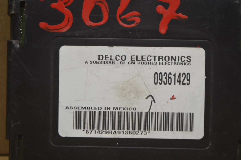 Oldsmobile Alero 1999 módulo de control de carrocería BCM 09361429 unidad 353-25D3 Foto 2 de 3