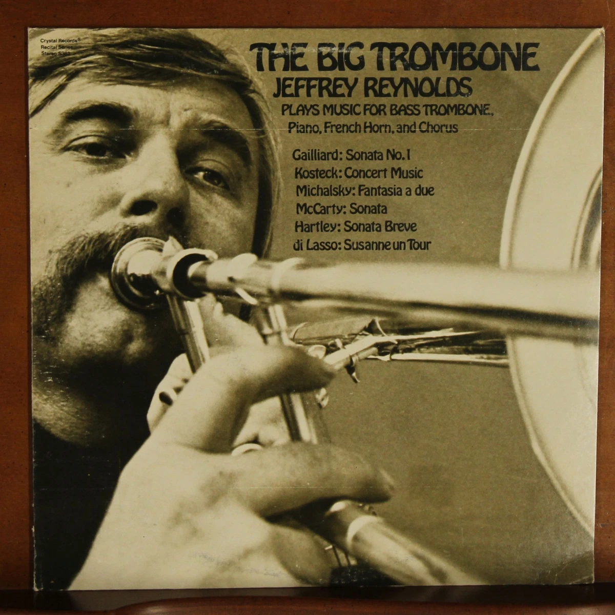Jeffrey Reynolds The Big Trombone LP HEAR Galliad Kosteck Hartley McCarty etc