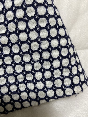 REVIVAL White & Blue Embroidered Cotton Fit Flare Sleeveless Dress ~ Size 10 - Picture 9 of 13