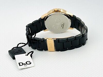 D&G Dolce & Gabbana Watch Strap, DW0627 , Black Hard Plastic D&G Dolce & Gabbana Watch Strap, DW0627 , Black Hard Plastic