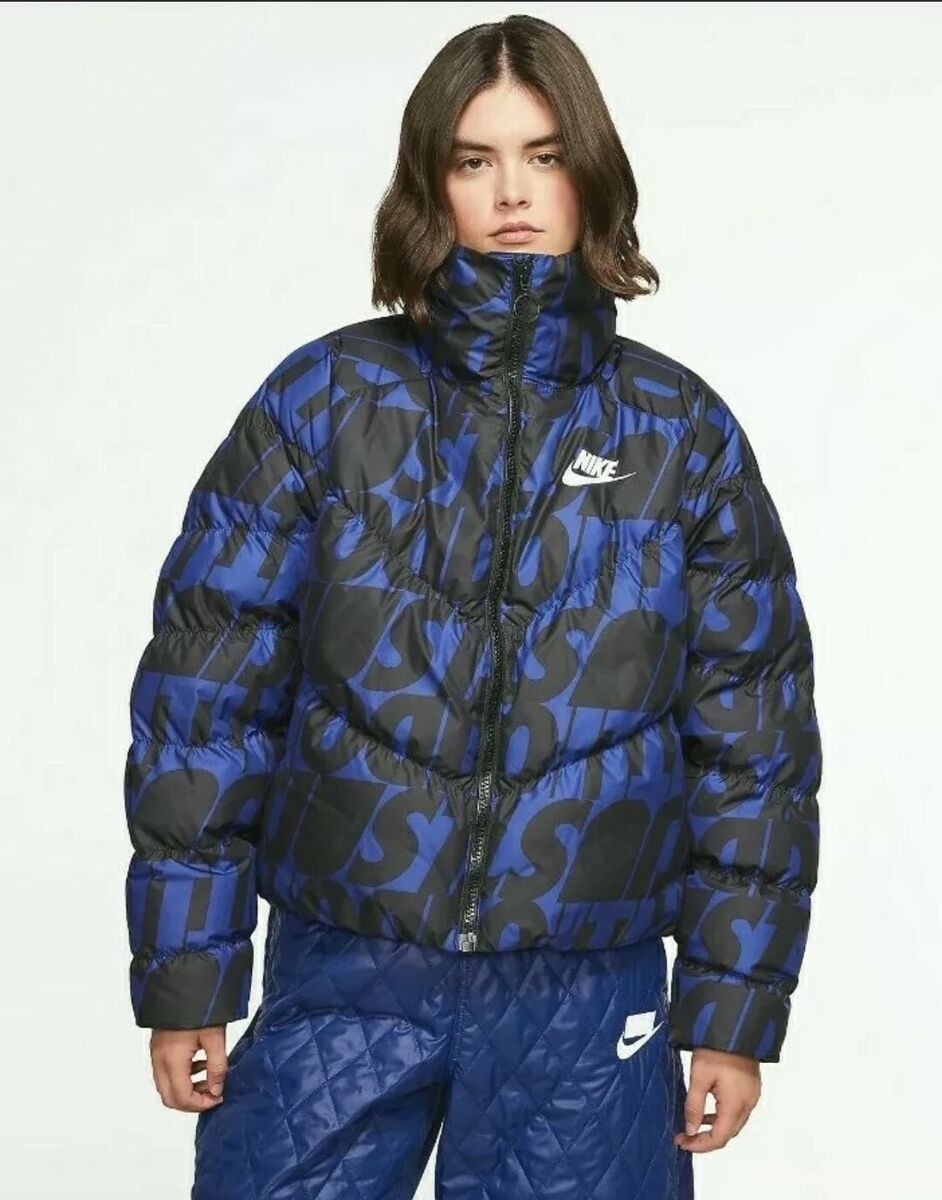 New Nike JDI Printed Puffer Thermore Jacket Womens size XS New Nike JDI Printed Puffer Thermore Jacket Womens size XS