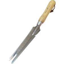 Garden Guru Hand Weeder Trowel with Ergonomic Handle, Rust Resistant